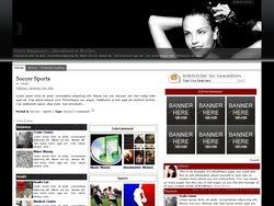 Free CSS Black  White Fashion Web2.0 Template