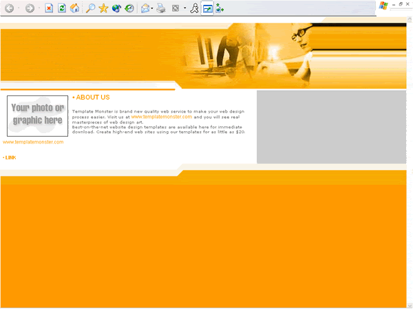 Web Business Orange Template