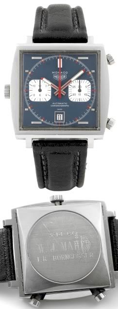 Steve McQueens Heuer Monaco worn in the movie Le Mans