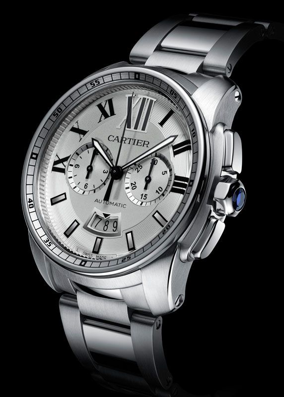 calibre de cartier steel black