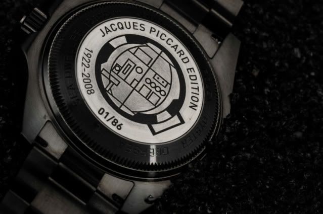 Jacques Piccard Edition engraved caseback