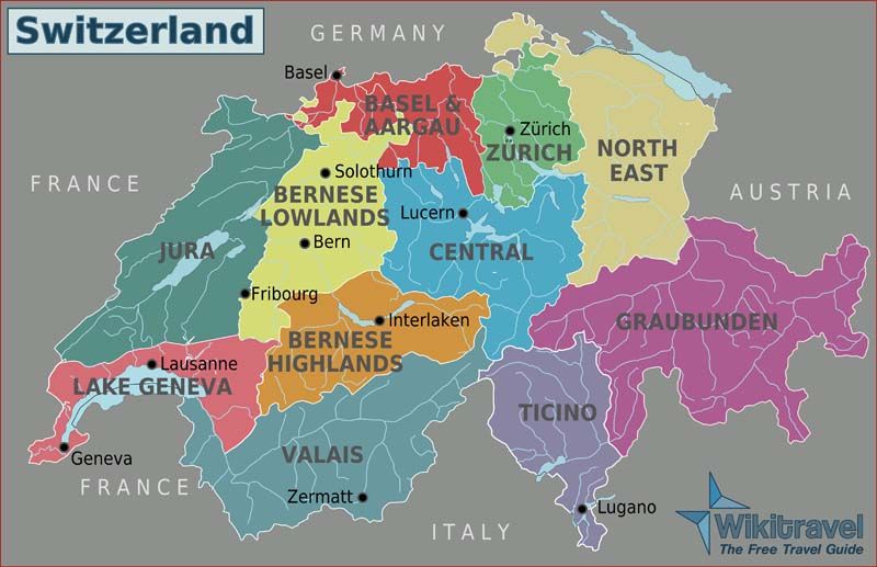 Switzerland regions