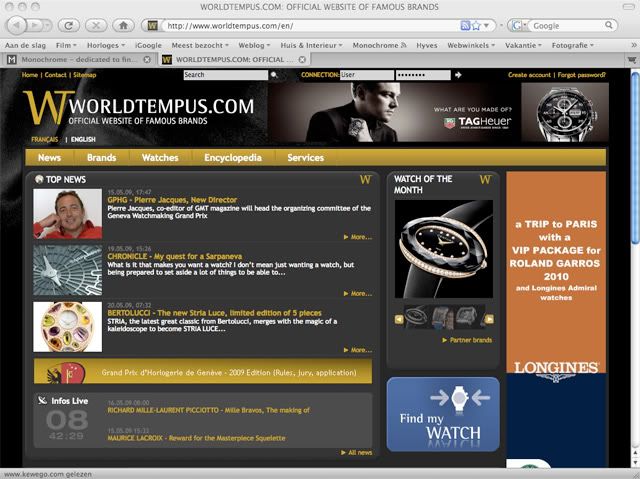 World Tempus Homepage