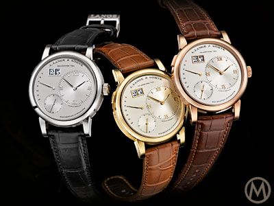 3 versions of the Lange 1 Daymatic