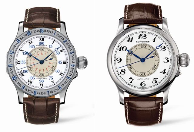 Longines Hour Angle Watch and Weems Second-Setting Watch