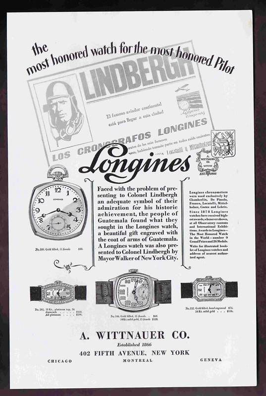 vintage Longines ad