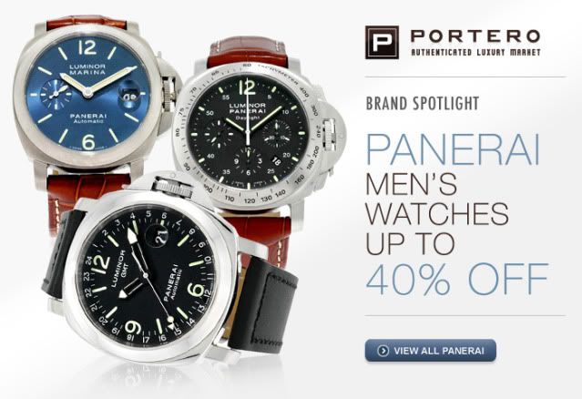 Portero Private - special Panerai sale for members