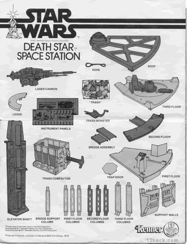 STAR WARS vehicle and playset instructions
