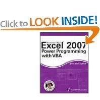 Excel 2007 Power Programming with VBA