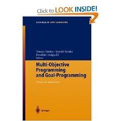 Multiobjective Programming and Goal Programming 