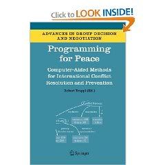 Programming for Peace: Computer-Aided Methods for International Conflict Resolution and Prevention 