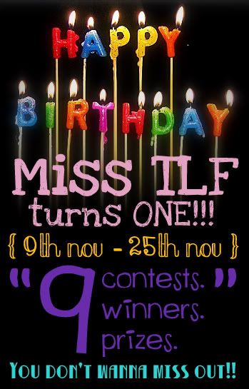 Miss TLF turns ONE!!!