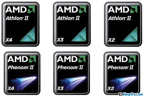 AMD Athlon II and Phenom II logos