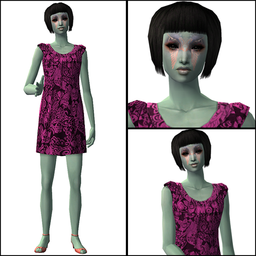 Facial Scars: Heinz Hair: Nouk Clothing: Maxis (Base Game and OFB)