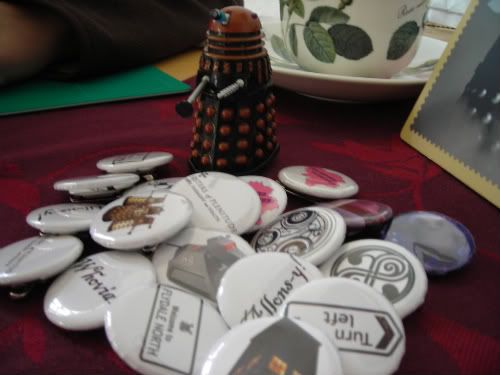 Der Dalek exterminiert die Buttons
