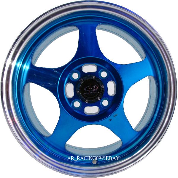 15" Rota Wheels Slipstream Blue Civic CRX Sentra XB Si eBay