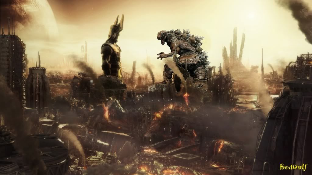 Godzilla vs Galactus!