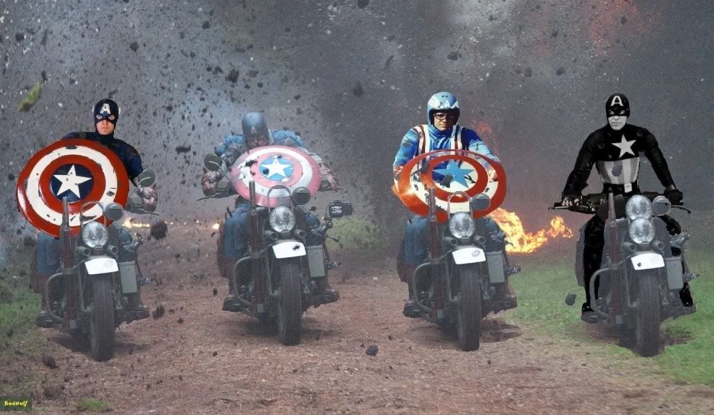 Captain America,Chris Evans,Reb Brown,Dick Purcell,Matt Salinger