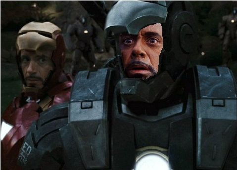 Robert-in-Tropic-Thunder-robert-downey-jr-4499984-720-480, Robert Downey Jr as both Stark and Rhodey