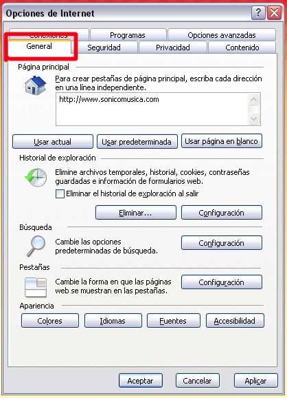 Borrar Cache del Navegador Borrar Cache del Navegador