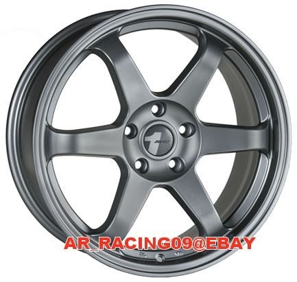 18x9 5x114.3 +35 Avid1 AV 06 Gun Metal 05+ STI 08 12 Lancer 06+ Civic