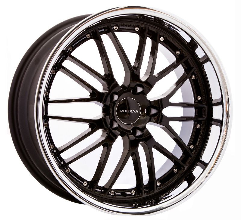 18 Rohana Wheels RL06 Black E36 E46 E90 E91 330 328